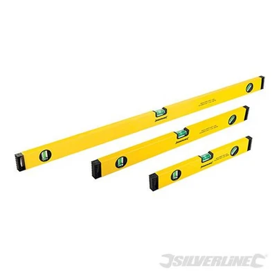Image of Silverline Builders Level Set 3pce 400, 600 &amp; 1000mm