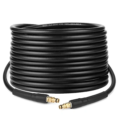 Image of 10m Pressure Washer Replacement Hose for Karcher K Series K2 K3 K4 K5 K6 K7 Click Plug Quick Connector(10)