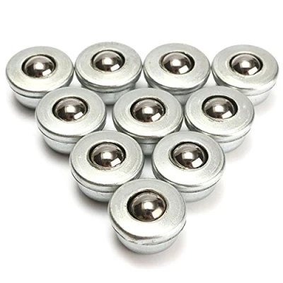 Image of MASUNN 10pcs 8mm Diameter Ball Metal Transfer Bearing Unit Conveyor Roller CY 8H