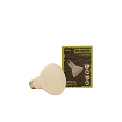 Image of Komodo White Ceramic Heat Emitter, 60 w