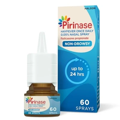 Image of Pirinase hayfever Relief Nasal Spray for Adults, non drowsy medicine 60 sprays