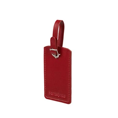 Image of Samsonite Global Travel Accessories Rectangle Luggage Tag, 10.2 cm, Red