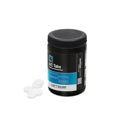 Image of ERRECOM A/C Flow Tabs, Condensate Drain Prevent the growth of algae, mucilage, slime, and remove bad odours from air conditioning system, 40 tablets, 8 grams each