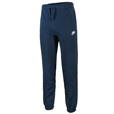 Image of Nike Men Sport/Jogging hose Lang Club Pants Trousers, Blue (Obsidian/White), S