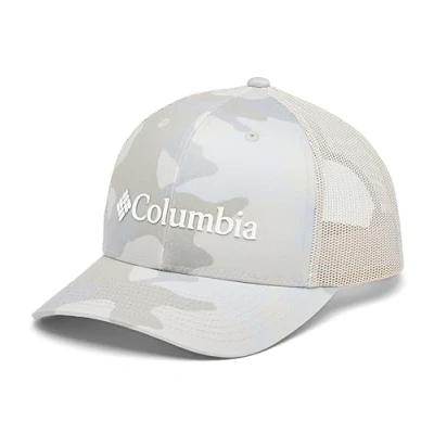Image of Columbia Unisex&#039;s Mesh Snap Back Cap, Dark Stone Mod Camo/Dark Stone/Weld, One Size