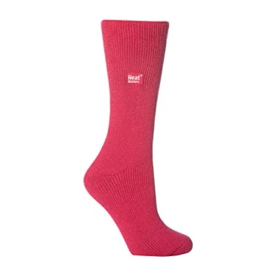 Image of HEAT HOLDERS Ladies Original Thermal Socks Size 4 8 Uk, 37 42 eur (Rasberry)