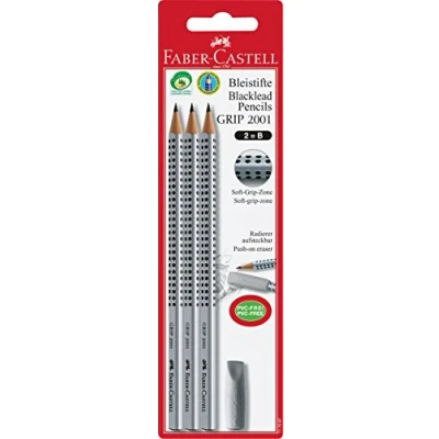 Image of Faber Castell Graphite Pencil (Pack of 3)