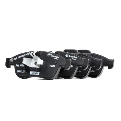 Image of 410300379R, 410600379R, 410601306R, 410603172R, 410605961R Brake pad set BREMBO P 68 050X excl. wear warning contact without accessories