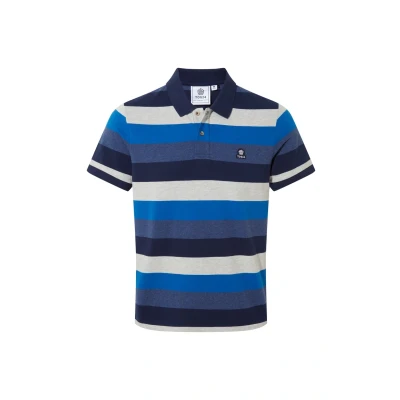 Image of TOG24 Flaxby Mens Polo Navy Cotton Size 6XL