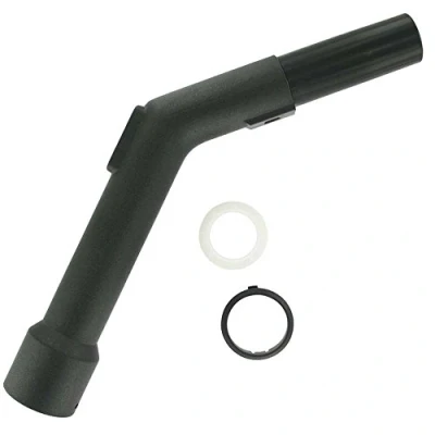 Image of SPARES2GO Curved End Suction Hose Handle for Goblin Vacuum Cleaner (32mm)