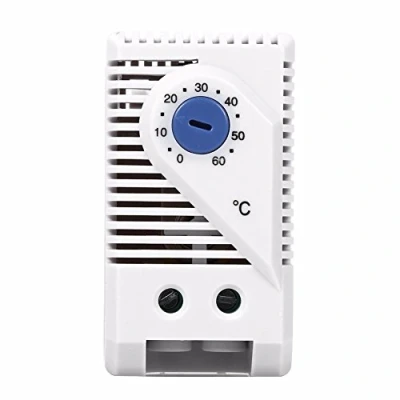 Image of 0 60 ℃ Compact Thermostat, Adjustable Mechanical Electric Temperature Controller Switch (Blue Button)