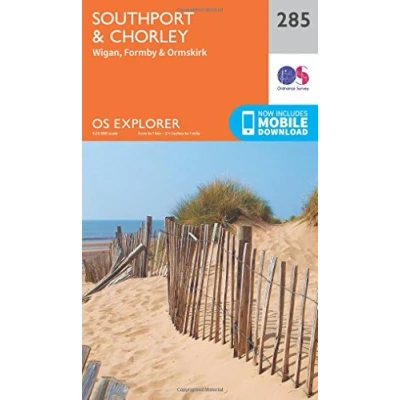 Image of Explorer 285 Southport &amp; Chorley Map With Digital Version