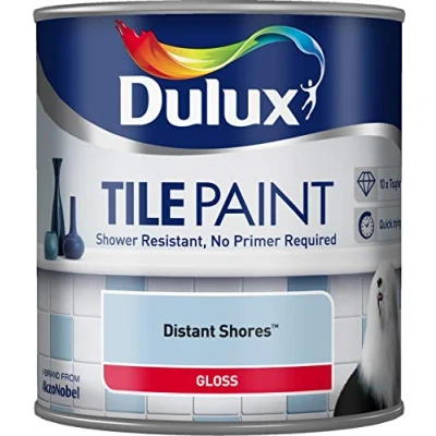 Image of Dulux Tile Paint 600ml Distant Shores