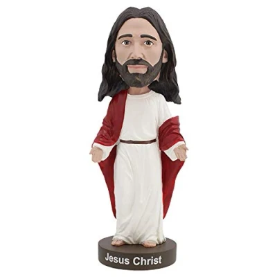 Image of Royal Bobbles Jesus Christ Bobblehead, Premium Polyresin Lifelike Figure, Unique Serial Number, Exquisite Detail
