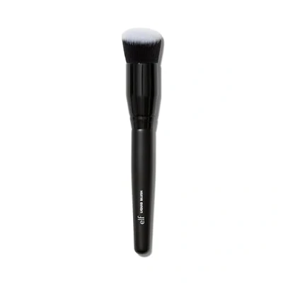 Image of e.l.f. Camo Liquid Blush Brush, Angled Brush Ideal For Applying &amp; Blending Colours On Cheeks, Soft, Dense Bristles, Vegan Cruelty free