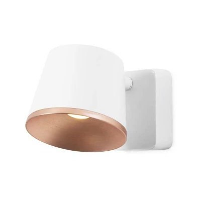Image of Drone Integrated LED Indoor Dome Wall / Ceiling Light White, Copper