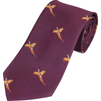 Image of JACK PYKE Countryman Tie Pheasant Wine