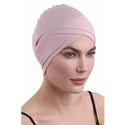 Image of Deresina Headwear W Front Chemo Cap (Powder Pink)