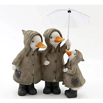 Image of Duck Family Sculpture