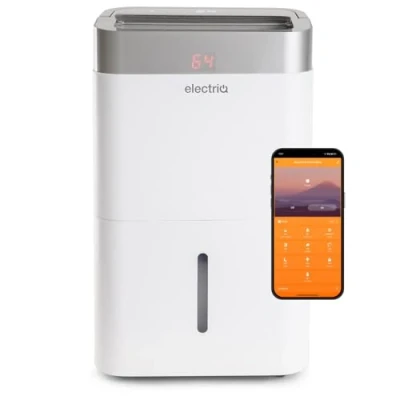 Image of electriQ 12L Low Energy Dehumidifier and Mutli Stage Air Purifier with WiFi Control.
