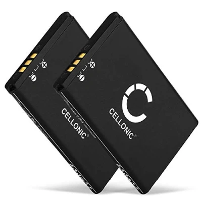 Image of CELLONIC 2x Battery Replacement for Swissvoice ePure/ePure fulleco DUO Cordless DECT Phone Rechargeable 043048,C0487,SV20405855 Pack 650mAh