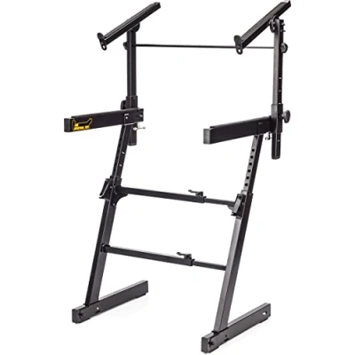 Image of Hercules KS410B Double Tier Adjustable Keyboard Stand