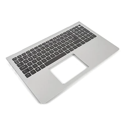 Image of Dell Inspiron 3510/3511/3515/3520/3525 Palmrest &amp; NORDIC Keyboard 0HM1XV (M7F6N) Silver (Renewed)