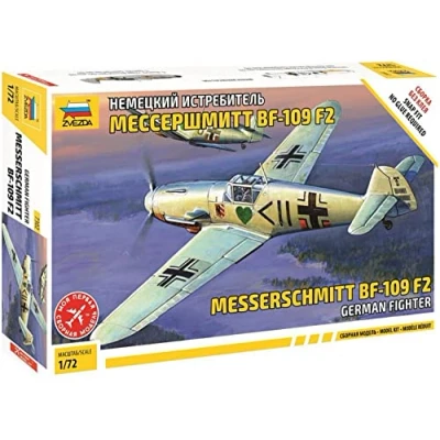 Image of Zvezda 500787302 1:72 WWII German fighter Messerschmitt BF 109F2