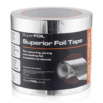 Image of SuperFOIL Superior Foil Tape Reinforced Reflective Peel and Stick (100mm x 20m)
