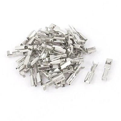 Image of sourcing map 50 Pcs 2.8mm Non Insulation Female Crimp Spade Terminal Wire Connector