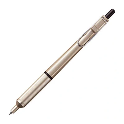 Image of Uni Jetstream EDGE 0.28mm Oil based Ballpoint Pen, Champagne Gold Body (SXN100328.25)