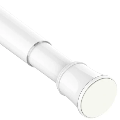 Image of 1PC Extendable Curtain Rod Telescopic Spring Tension Window Adjustable Pole No Screws for Kitchen,Closet,Bedroom,Doorway(73 125cm/29 49Inch,White)