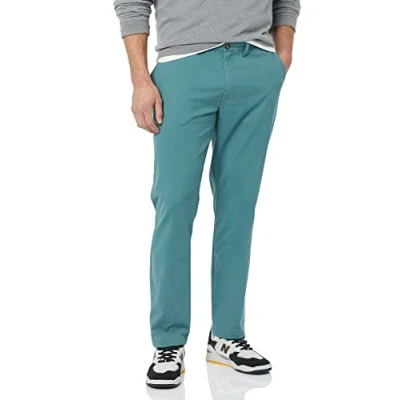 Image of Amazon Essentials Men&#039;s Skinny Fit Casual Stretch Chino Trouser, Sage Green, 31W / 28L