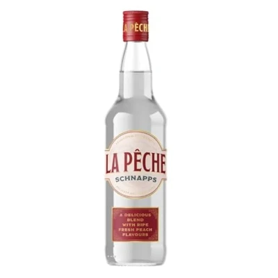 Image of La Peche Peach Schnapps, 70cl, (14.9% ABV) by Mallows
