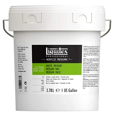 Image of Liquitex Professional Matte Fluid Medium 3.79 L,Transparent