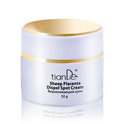 Image of Spot Removing Facial Cream with Placenta Extract, 10302 TianDe, Weight: 50 g, Helps reducing pigmentation, evens out perfect skin tone and texture