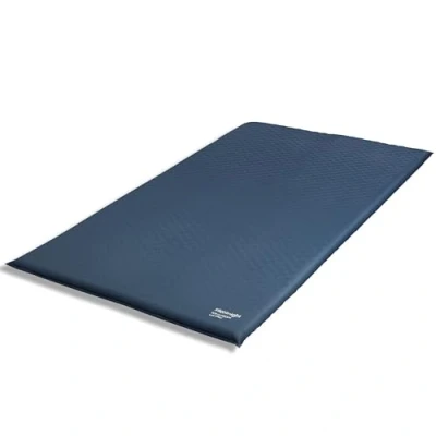 Image of Silentnight Self Inflating Sleeping Mat Camping Mattress Inflatable and Compact Pad with Storage Bag for Camping, Hiking Festivals No Pump Needed, Double