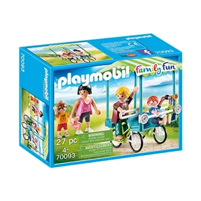 Image of Playmobil 70093 Family Fun Bicycle, Imaginative Role Play, PlaySets Suitable for Children Ages 4+