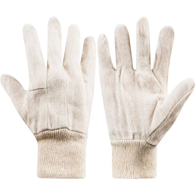 Image of Sitesafe Knitted Wrist Cotton Drill Gloves Size 10