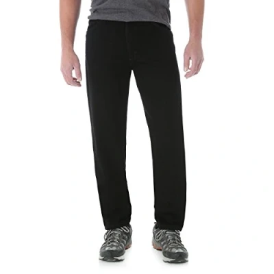 Image of Wrangler Men&#039;s Rugged Wear Classic Fit Jean, Black, 34x30
