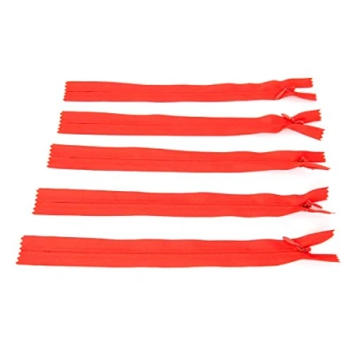Image of LEDUC Zip, Red, 22cm