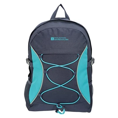 Image of Mountain Warehouse Bolt 18L Backpack Ripstop Rucksack, Compression Straps Bag For Travelling Teal