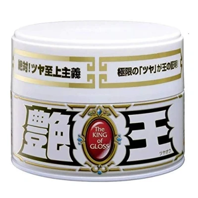 Image of SOFT99 00171 0.3L The King Of Gloss Car Wax 300g Light Colour Hydrophobic