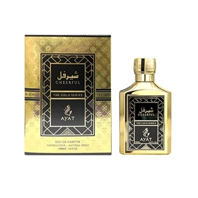 Image of Eau de Parfum The Gold Series CHEERFUL 100 ml Arabian Fragrance for Men and Women An Oriental Sensual Designed Made in Dubai (Cheerful)