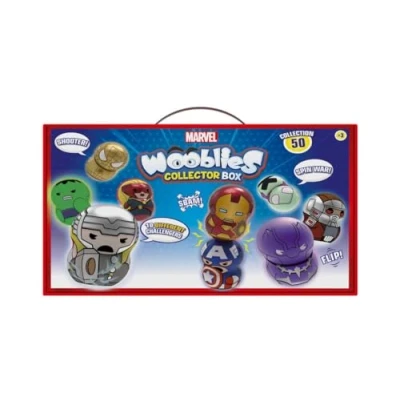 Image of Wooblies K02WBM006, Collectable Magnetic Figure Toy, Includes 5 Ultra Rare Boys and Girls ages 3+, Marvel Collector Box