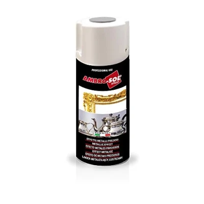 Image of Ambro Sol V400MET5 Mirror Leafing Effect Enamel Spray Paint, Mirroring Gold, 400 ml