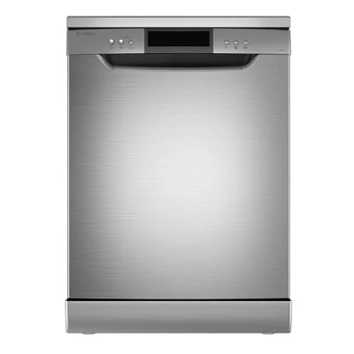 Image of Teknix TFD616S 60cm 14 Place Freestanding Dishwasher with Top Cutlery Tray Stainless Steel