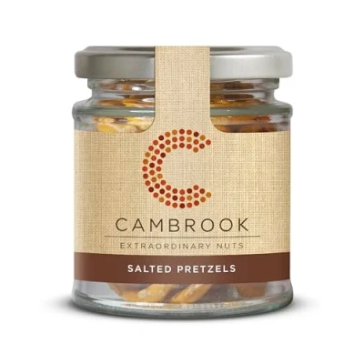Image of Cambrook Salted Pretzel, Vegetarian, 15 x 30g Jars
