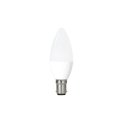Image of B22 Dimmable Frosted Candle LED Lamp Integral