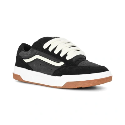 Image of Vans Hylane Unisex Trainers, Size: 8, Black leather and imitation